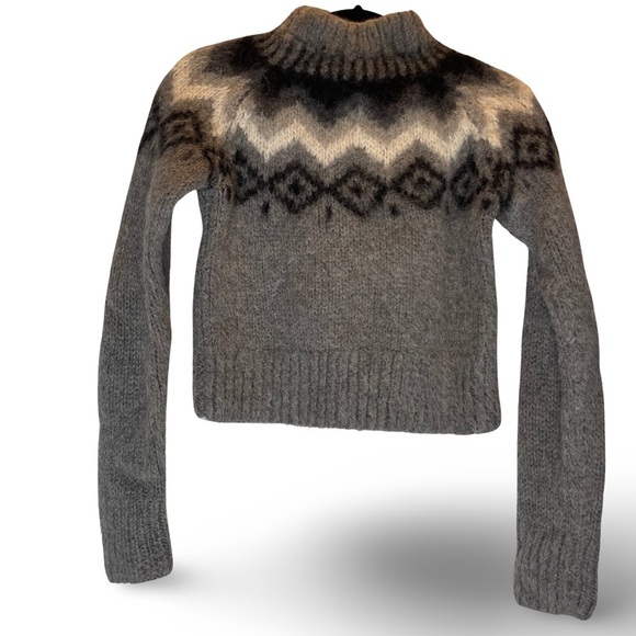 Gant Grey Ski Alpaca Wool Sweater XS - Picture 4 of 7